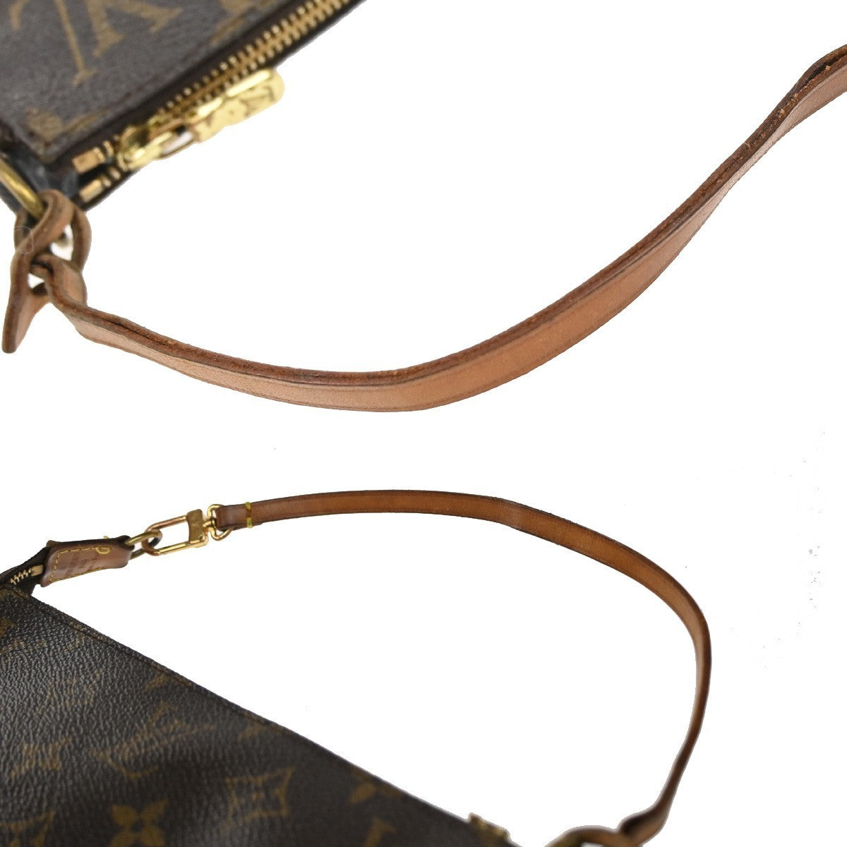 LOUIS VUITTON Pochette Accessoires Hand Bag Monogram Leather BN M51980 84KP295