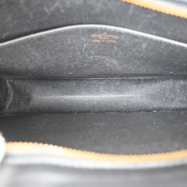 LOUIS VUITTON LV Pochette Homme Clutch Hand Bag Epi Leather Black M52522 02KC139
