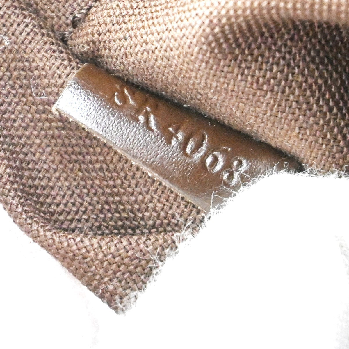 LOUIS VUITTON Naviglio Shoulder Bag Damier Ebene Leather Brown N45255 13EE142