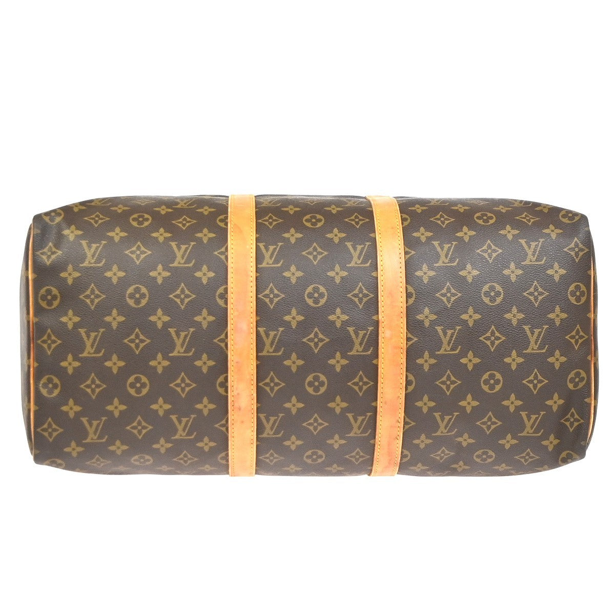LOUIS VUITTON Keepall 50 Travel Hand Bag Monogram Leather Brown M41426 73YH896