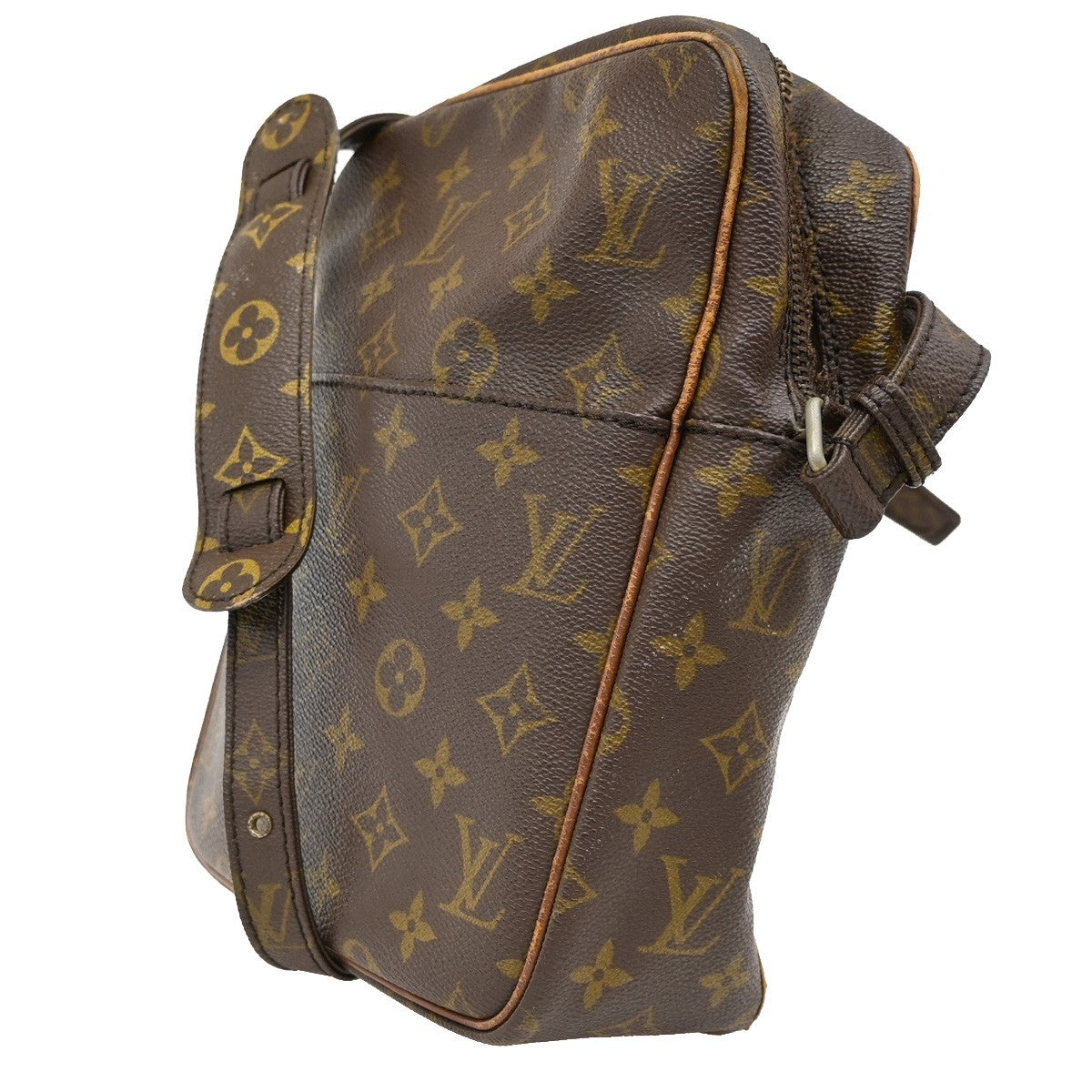 LOUIS VUITTON Petit Marceau Shoulder Bag Monogram Leather Brown M40264 04KB525