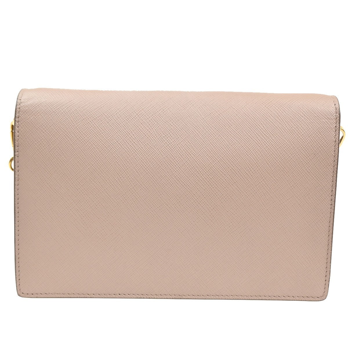 PRADA Logo Shoulder Hand Bag Saffiano Leather Pink Beige GHW Italy 18RL881