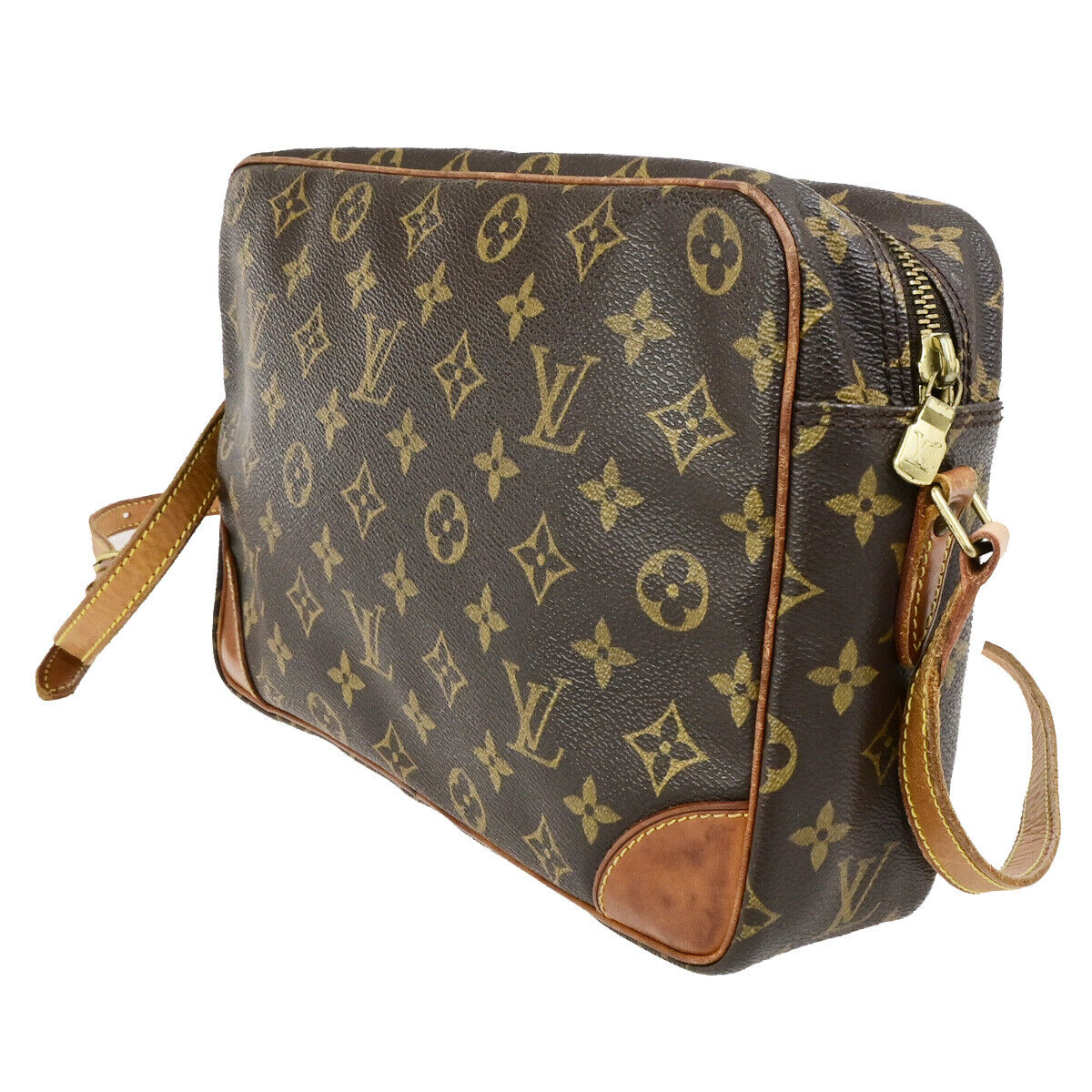 LOUIS VUITTON Trocadero 30 Shoulder Bag Monogram Leather Brown M51272 04SJ534