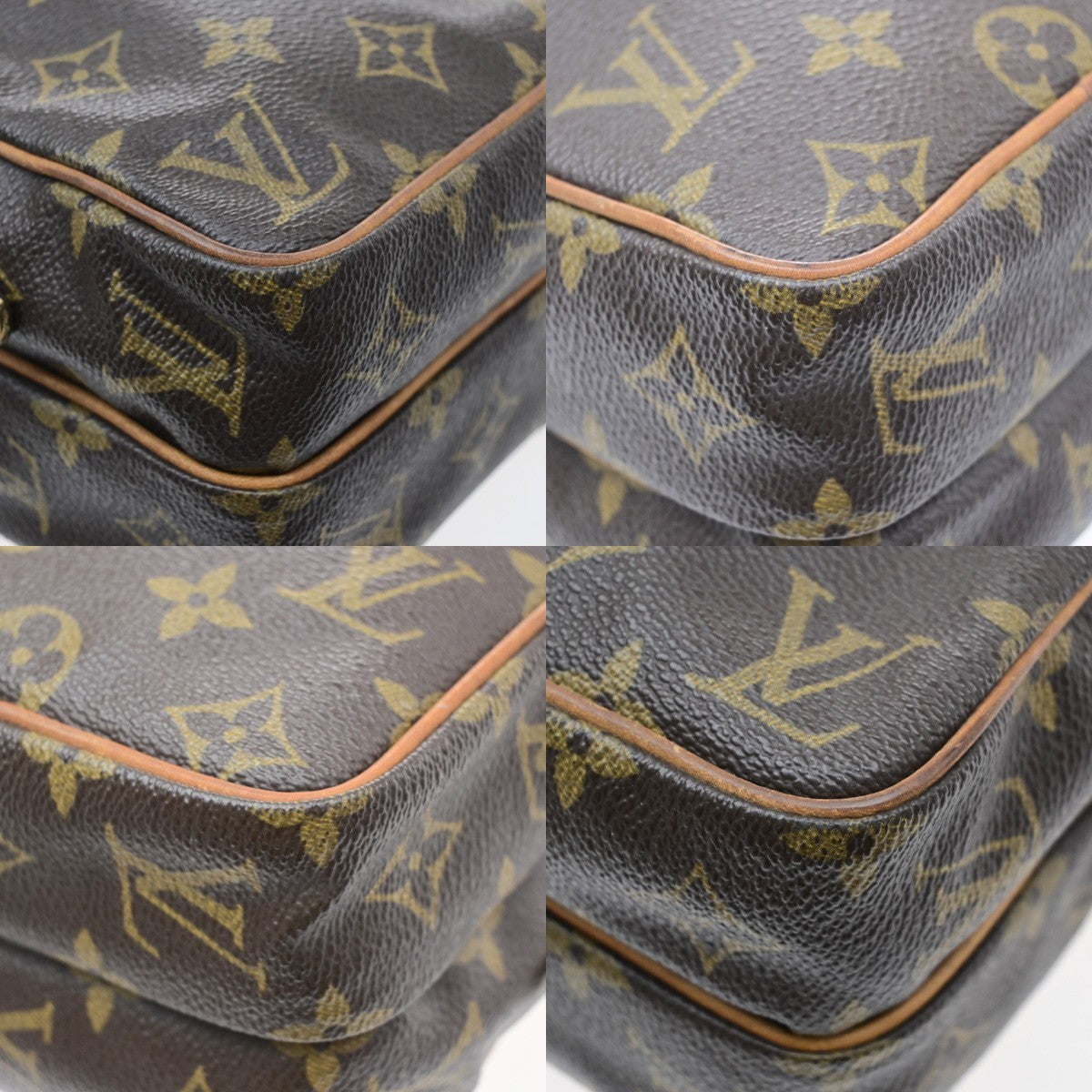 LOUIS VUITTON Mini Amazon Shoulder Bag Monogram Leather Brown M45238 32SA168