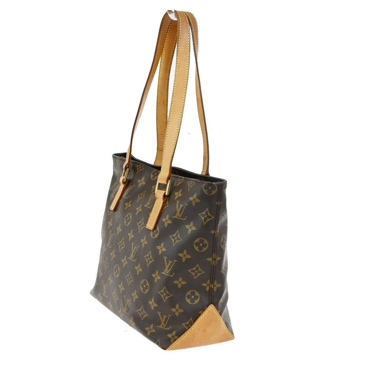 LOUIS VUITTON Cabas Piano Shoulder Bag Monogram Leather Brown M51148 97YJ064