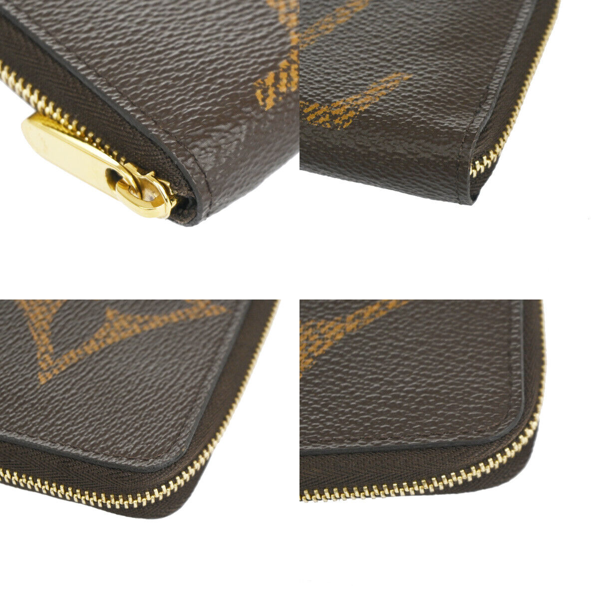 LOUIS VUITTON Zippy Coin Purse Monogram Giant Leather Brown M69354 76RH545