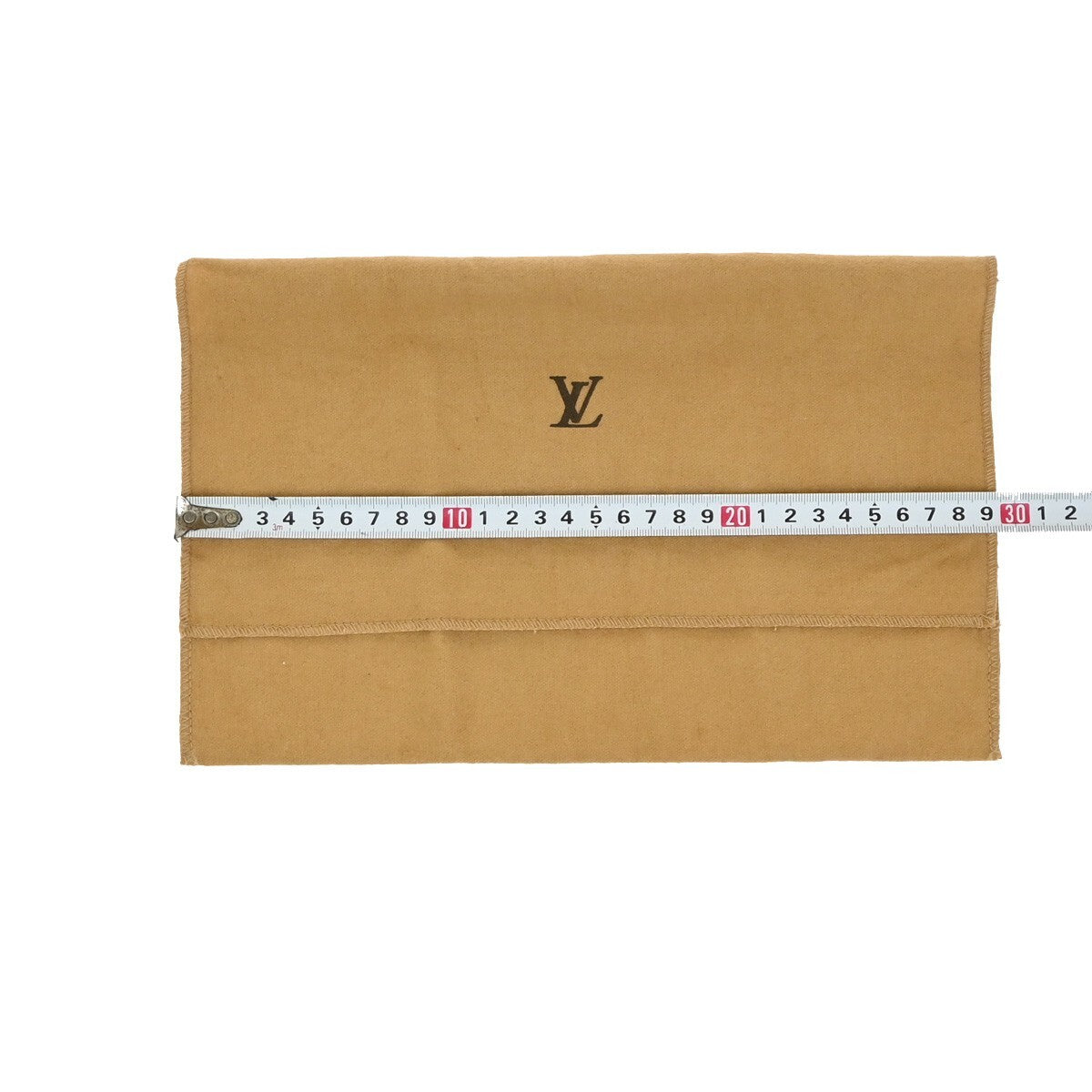 LOUIS VUITTON Logo 10 Set Dust Bag Drawstring Canvas Cotton Beige Brown 09EE145