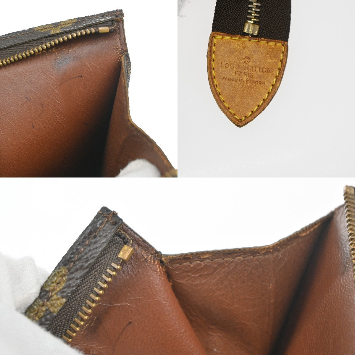 LOUIS VUITTON Poche Toilette 26 Clutch Pouch Bag Monogram Leather M47542 04MA160