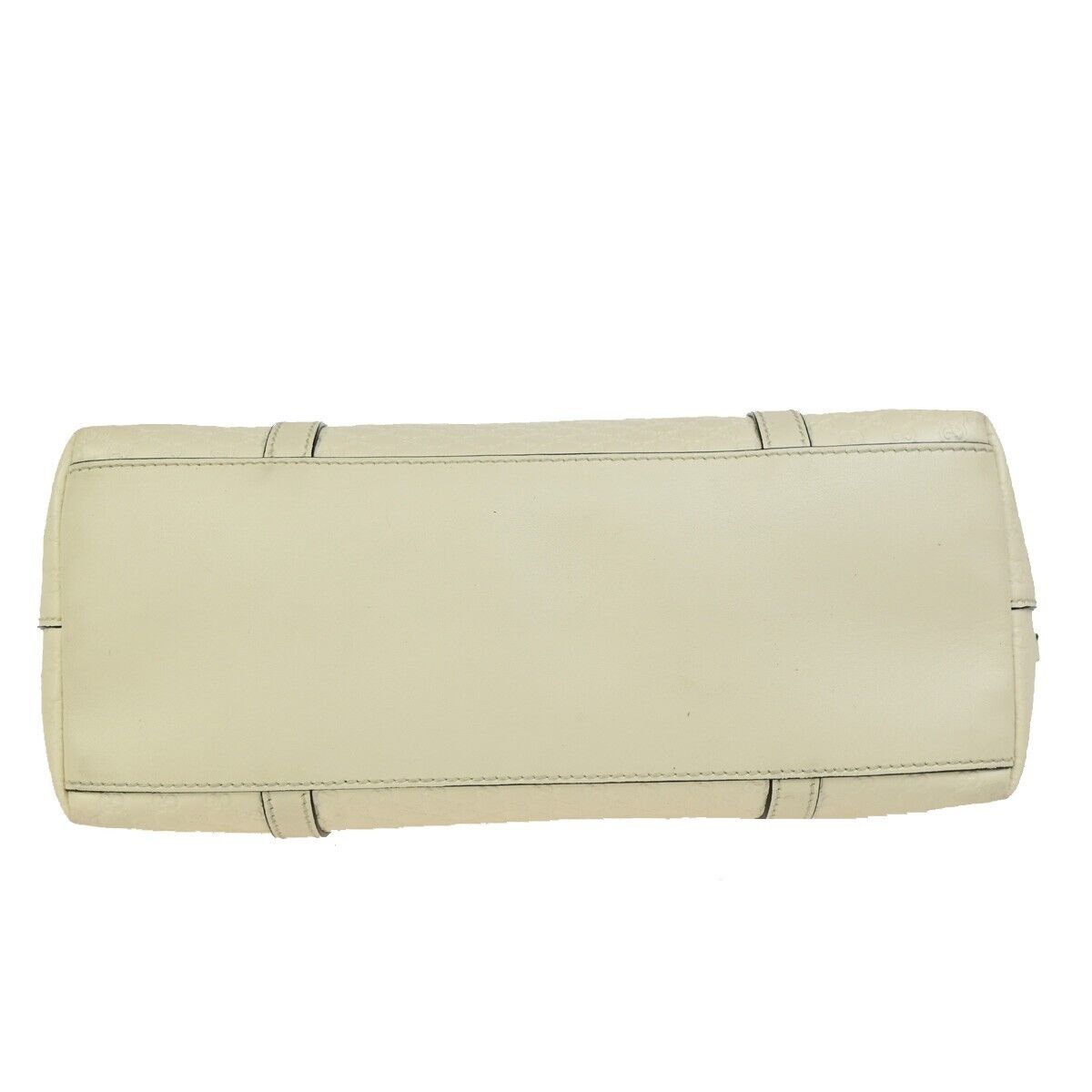 GUCCI Micro GG Guccissima 2Way Shoulder Hand Bag Leather White Italy 23ED010