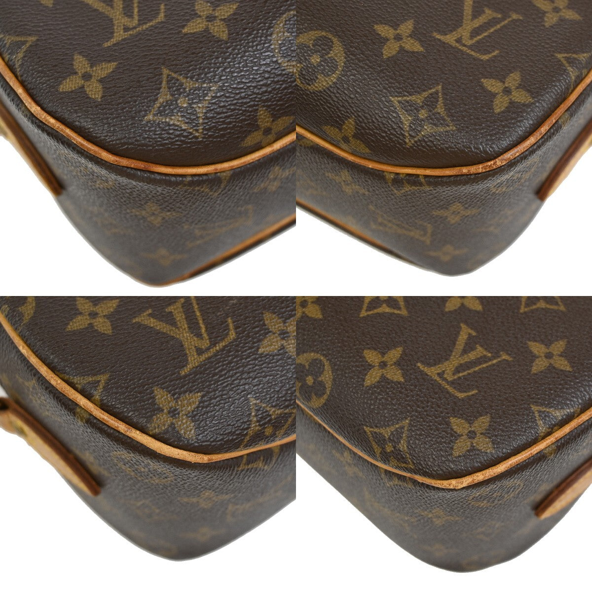 LOUIS VUITTON Blois Crossbody Shoulder Bag Monogram Leather Brown M51221 70EE809