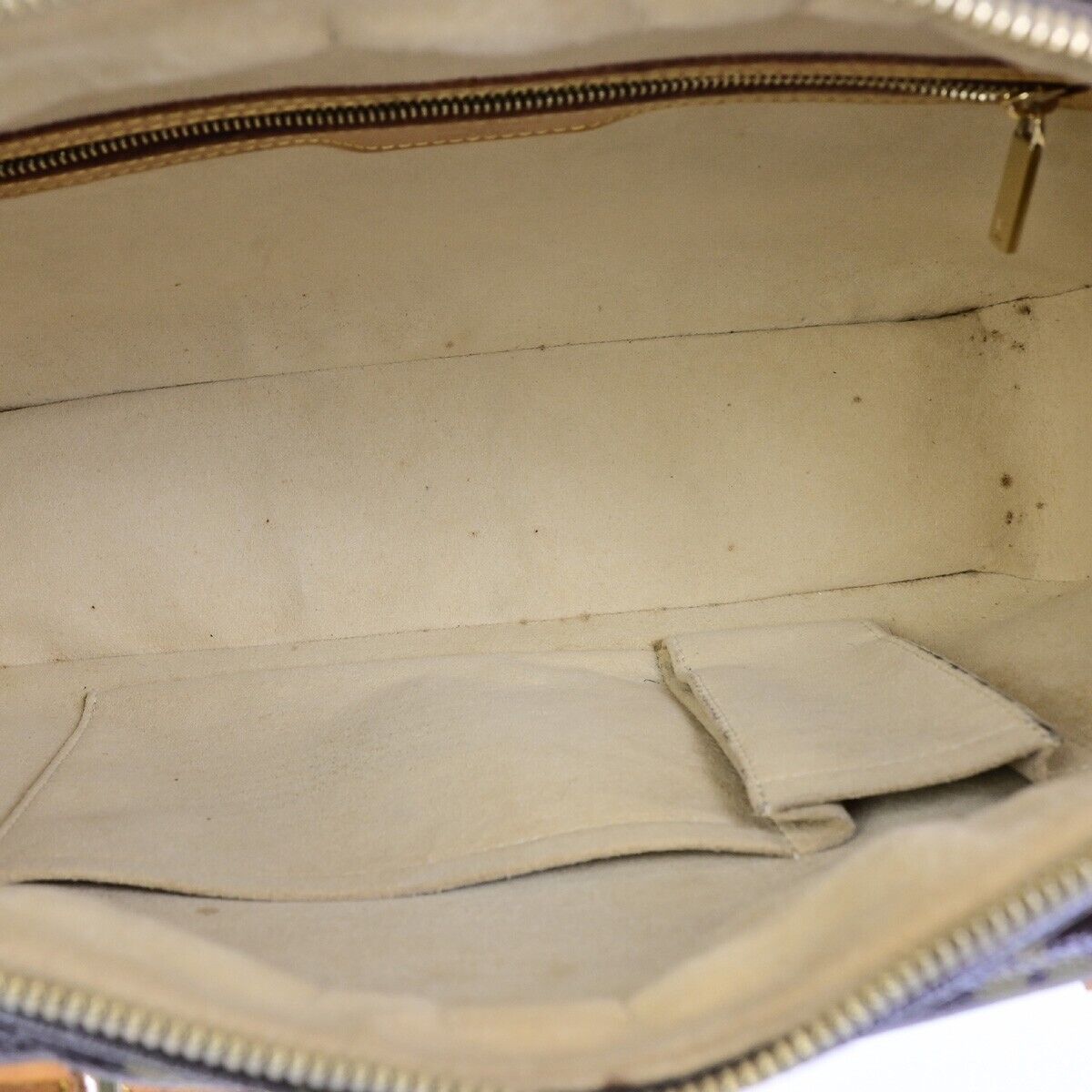 LOUIS VUITTON LV Logo Cite GM Shoulder Bag Monogram Leather Brown M51181 83ED039