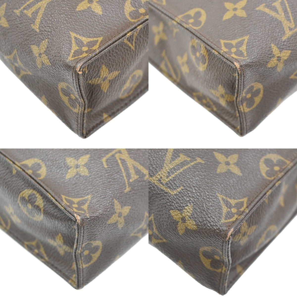 LOUIS VUITTON Poche Toilette 26 Clutch Pouch Bag Monogram Leather M47542 66PA138