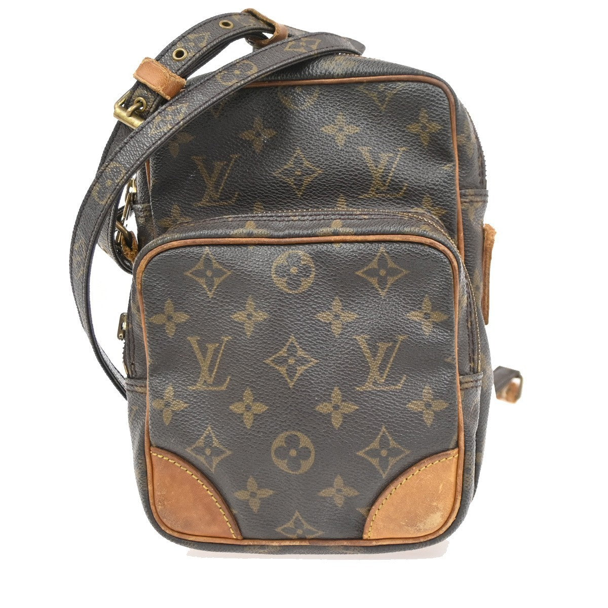 LOUIS VUITTON Amazon Crossbody Shoulder Bag Monogram Leather BN M45236 05CB007