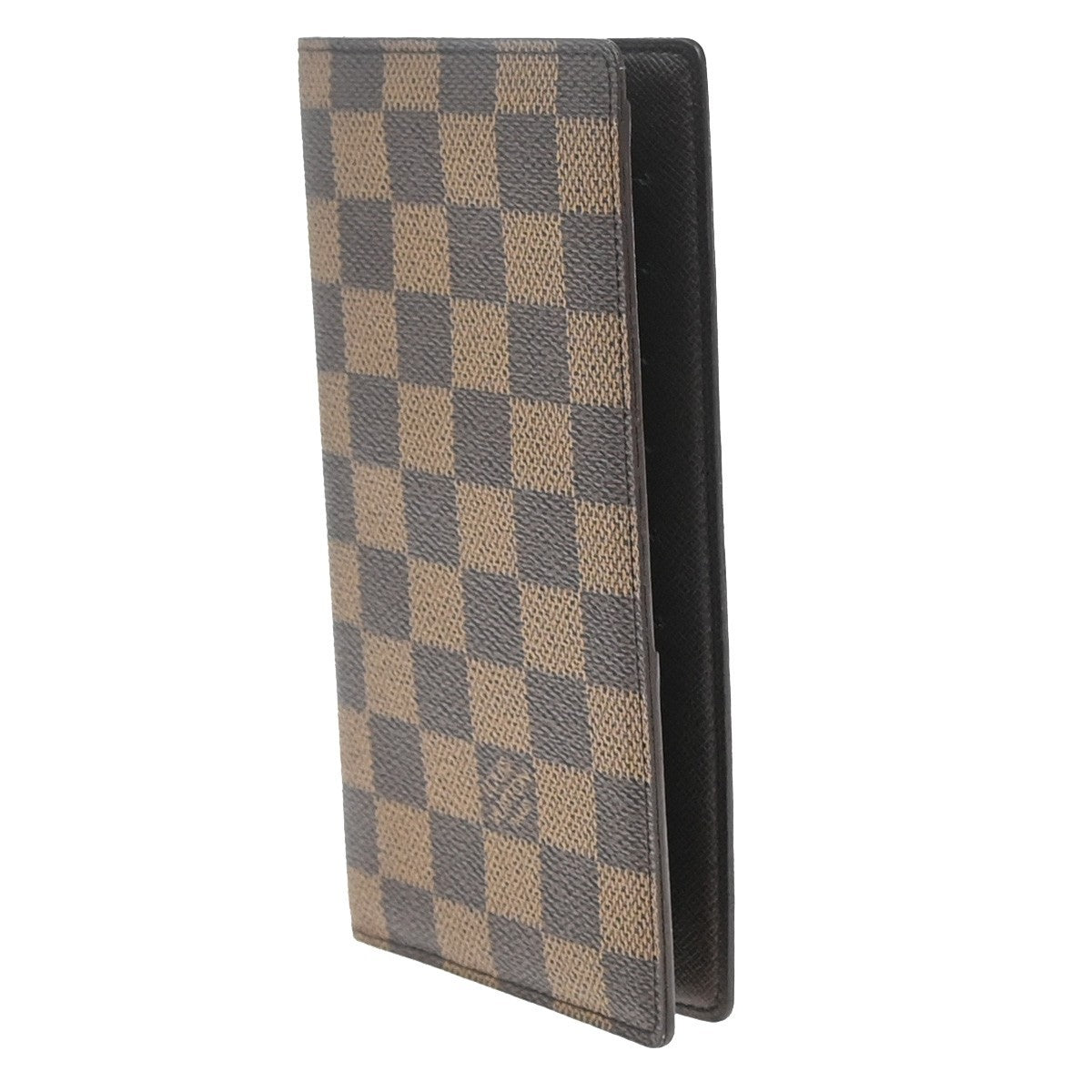 LOUIS VUITTON Porte Valeurs Cartes Credit Damier Leather Brown N61823 07KP380