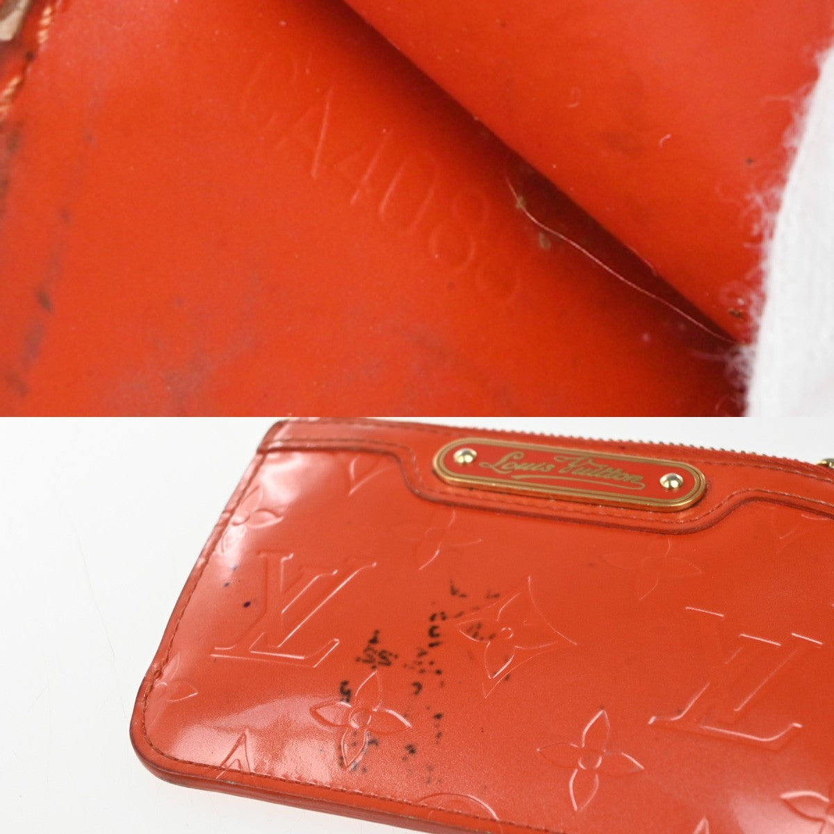 11.Live LOUIS VUITTON 2 Set Zippy Wallet Coin Case Monogram Vernis 66KP531