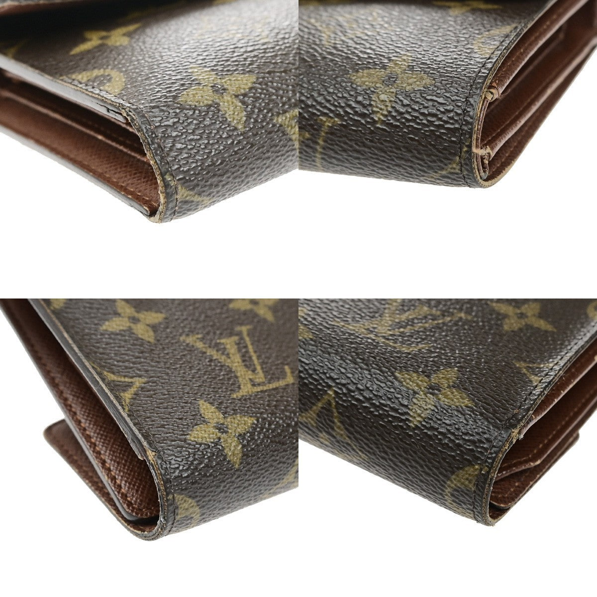 LOUIS VUITTON Porte Tresor Etui Papier Trifold Wallet Monogram BN M61202 36YJ248