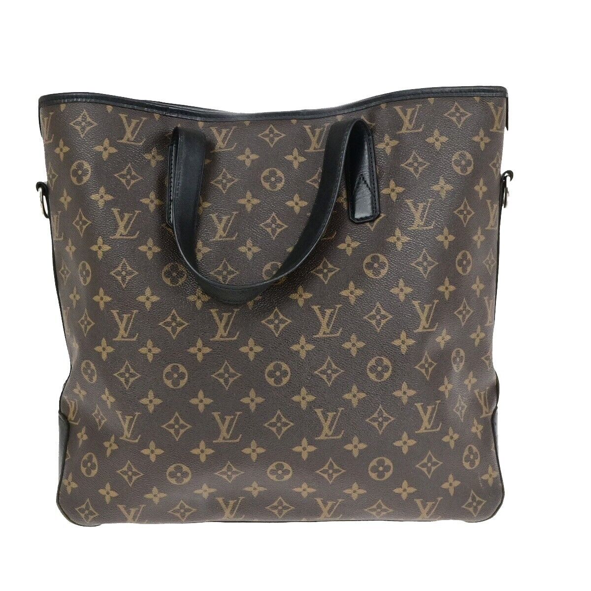LOUIS VUITTON Davis Hand Bag Monogram Macassar Leather Brown BK M56708 73SJ626