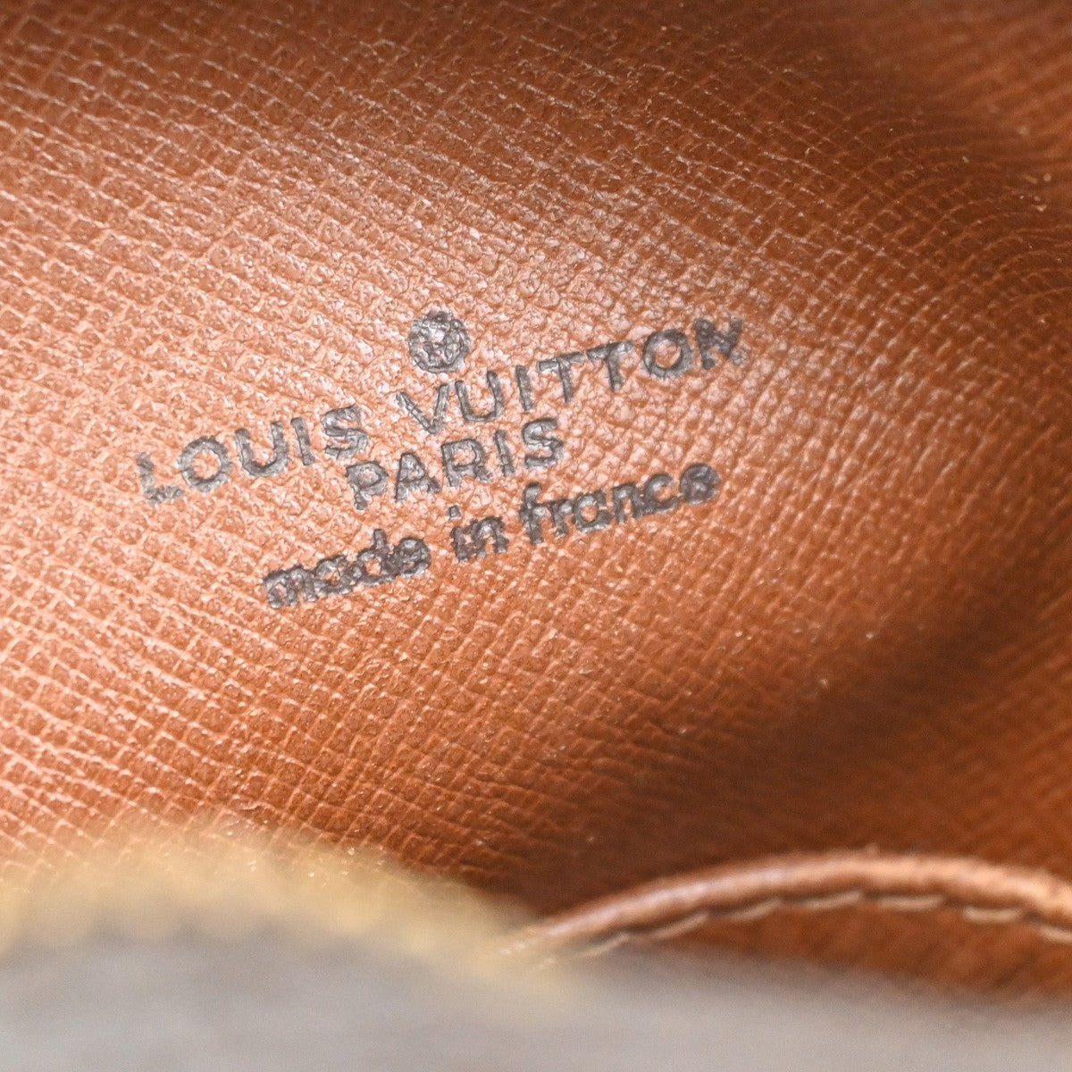 LOUIS VUITTON Danube Shoulder Bag Monogram Leather Brown France M45266 65KD159