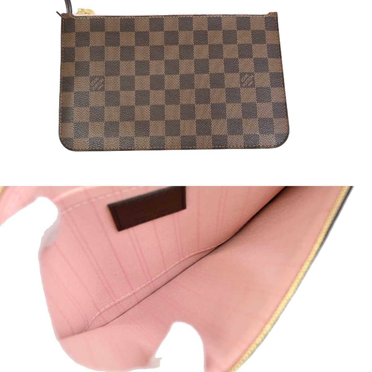 LOUIS VUITTON Neverfull MM Shoulder Tote Bag Damier Leather BN N41603 669EE254