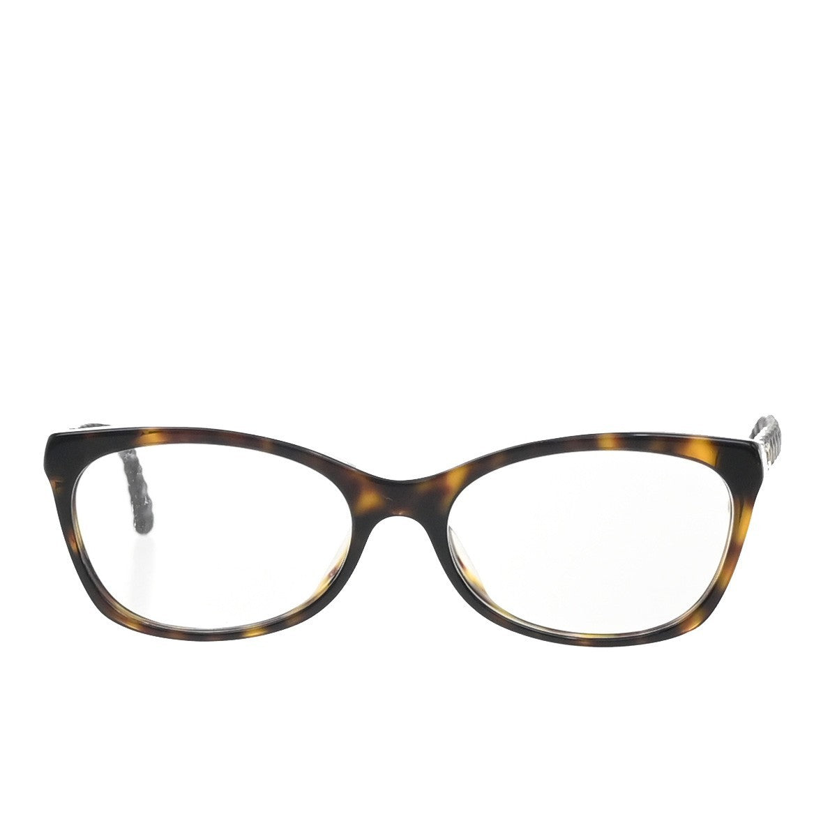 CHANEL CC Logo Matelasse Glasses Eye Wear 3287-Q-A Plastic Black 09RF712