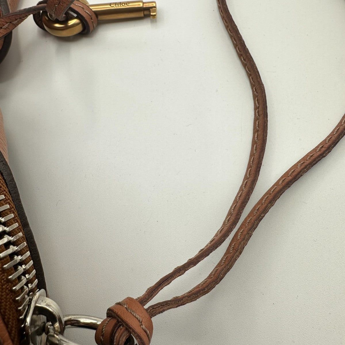 CHLOE Paddington Shoulder Hand Bag Leather Light Brown Italy GHW 59RL834
