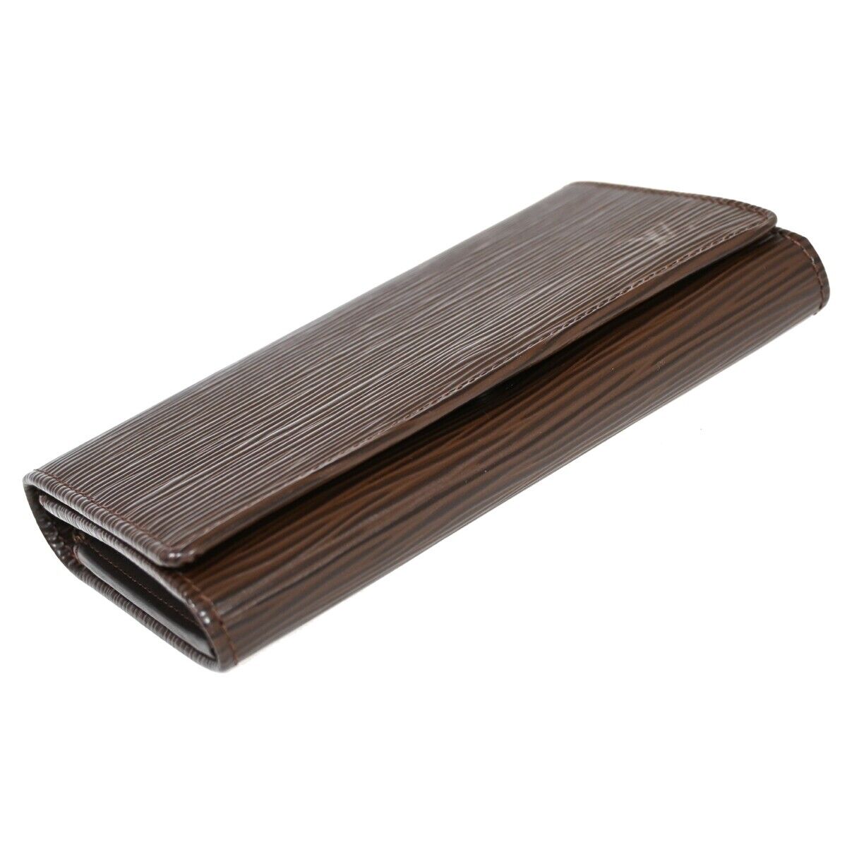 LOUIS VUITTON Portefeuille Tresor Bifold Wallet Epi Leather Brown M6350D 86HB248