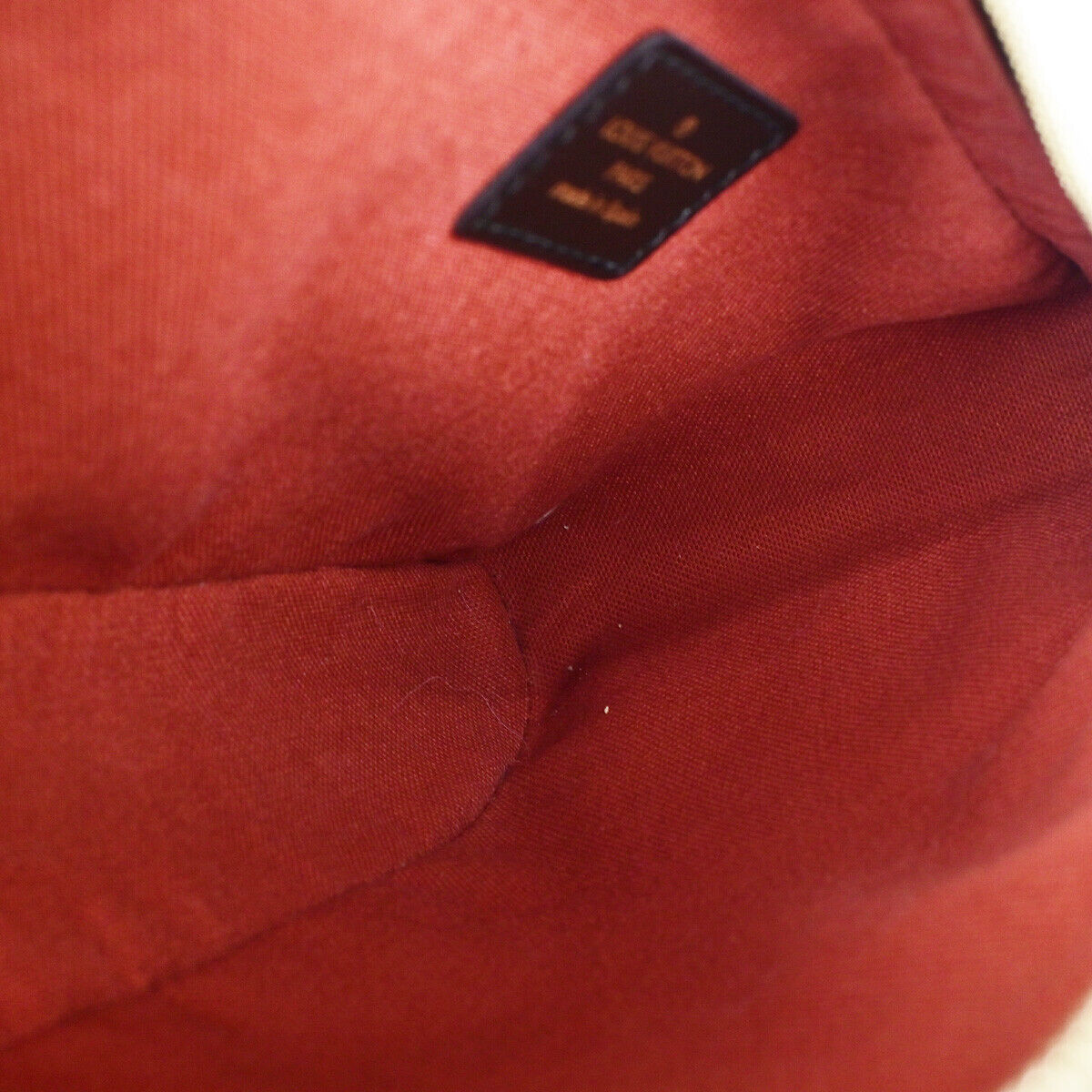 LOUIS VUITTON Geronimos Bum Body Bag Damier Ebene Leather Brown N51994 16YG630