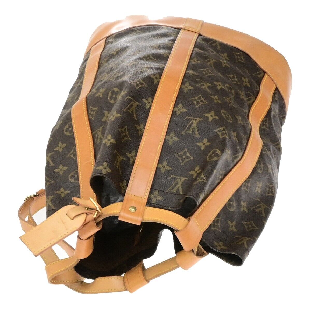 LOUIS VUITTON LV Randonnee GM Shoulder Bag Monogram Leather Brown M42244 20RK966