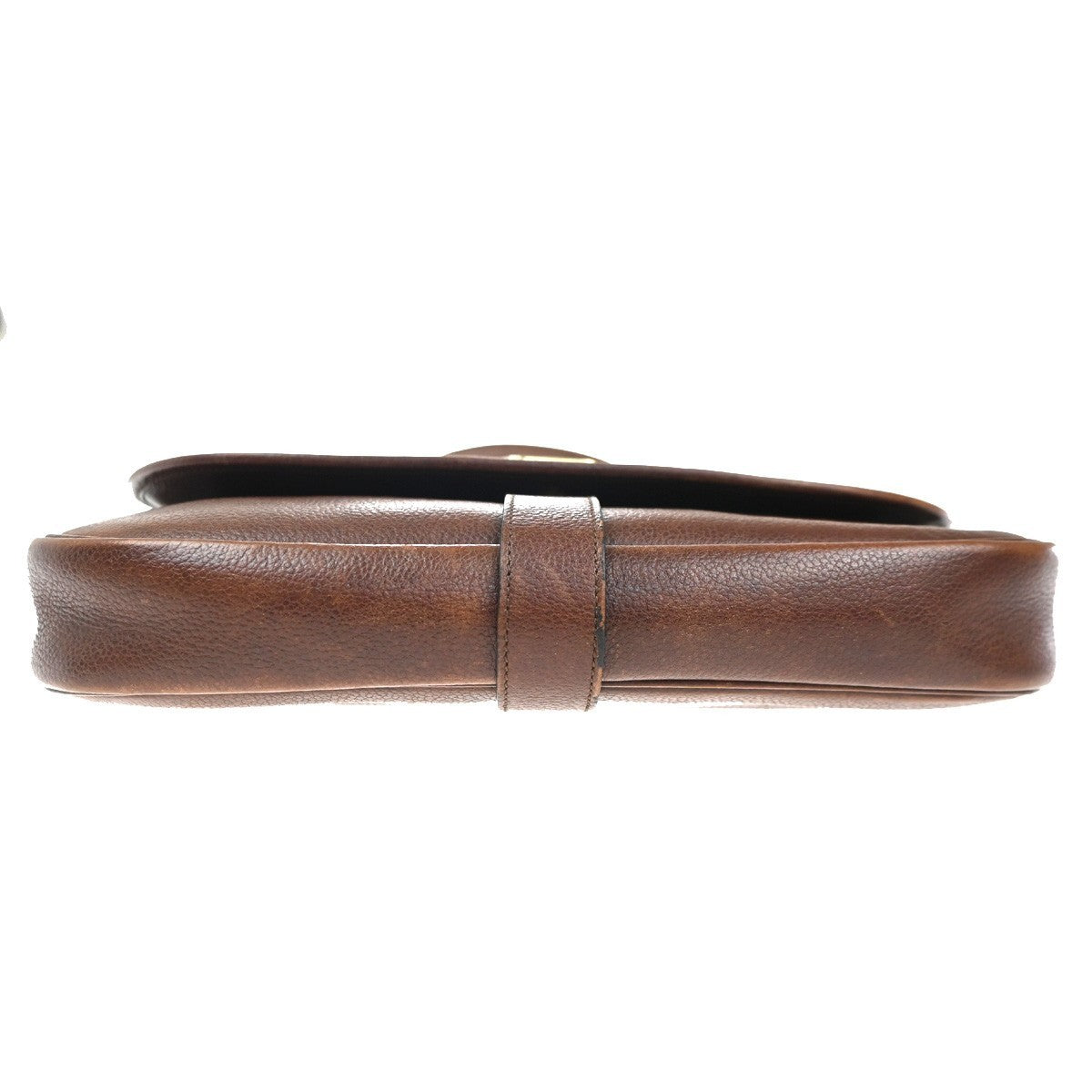 CHRISTIAN DIOR Crossbody Shoulder Bag Leather Brown GHW France 05KC538