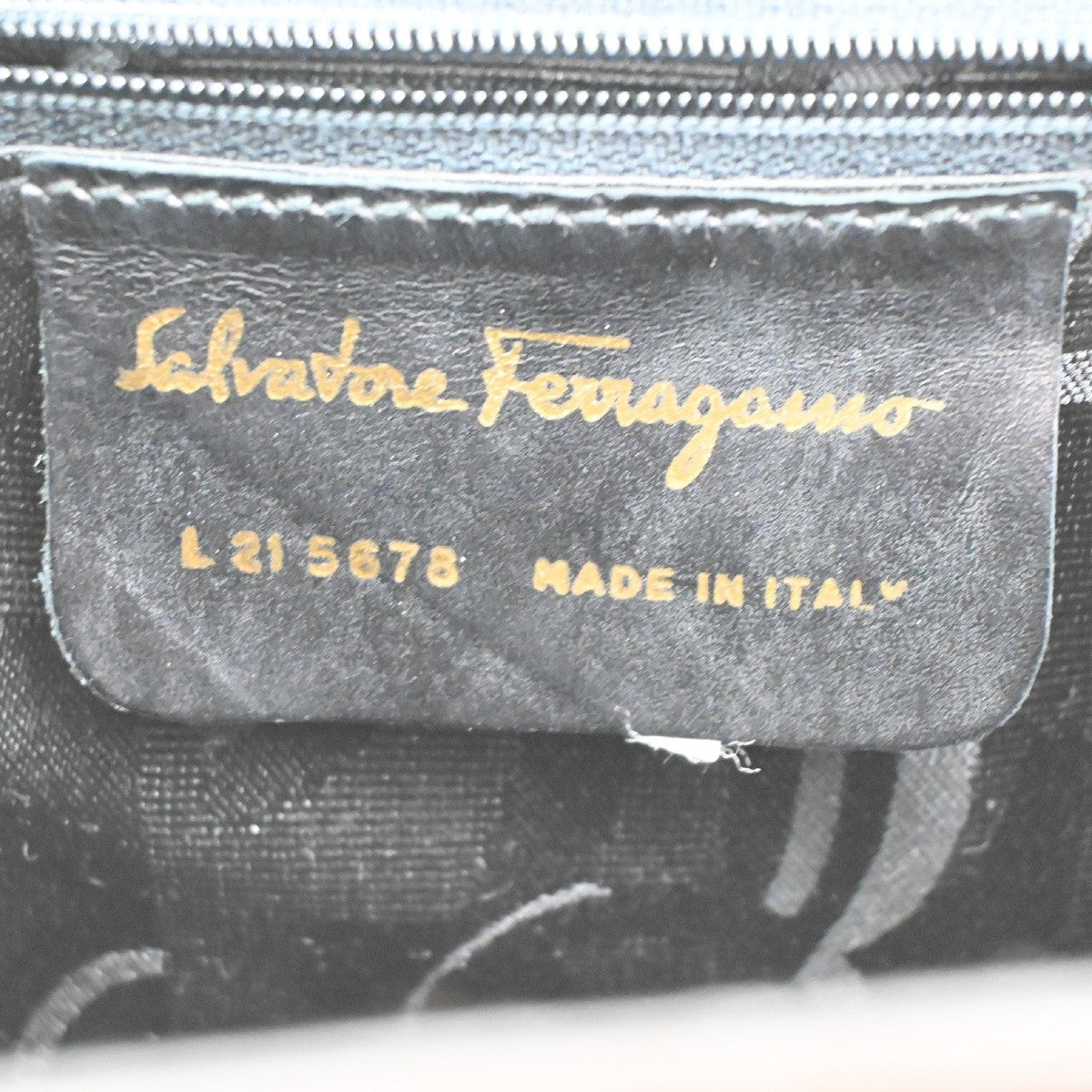 Salvatore Ferragamo Vara Bow Ribbon Hand Bag Leather Brown GHW Italy 05CA495