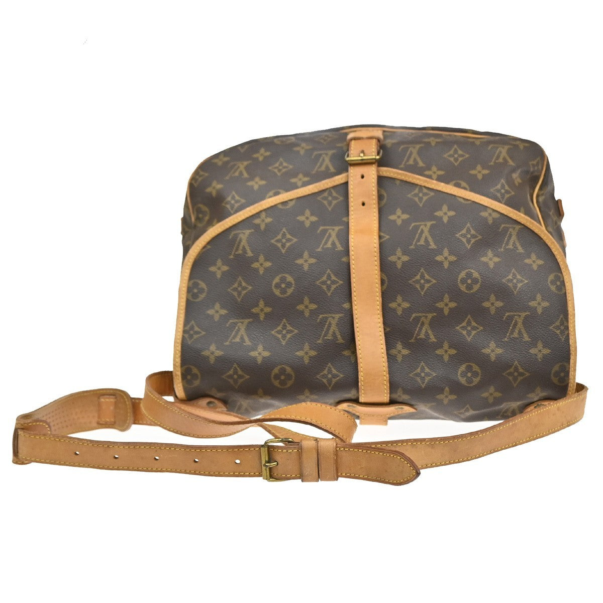 LOUIS VUITTON Saumur 35 Shoulder Bag Monogram Leather BN France M42254 84YJ109