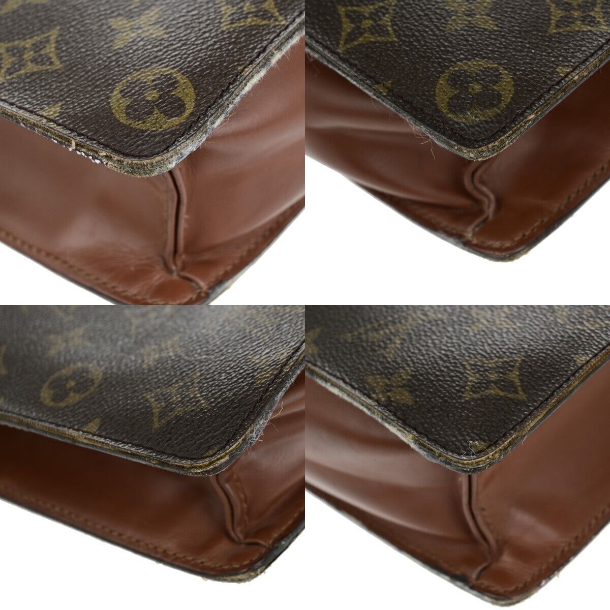 LOUIS VUITTON Porte Documents Bandouliere Hand Bag Monogram Brown M53338 05EC715