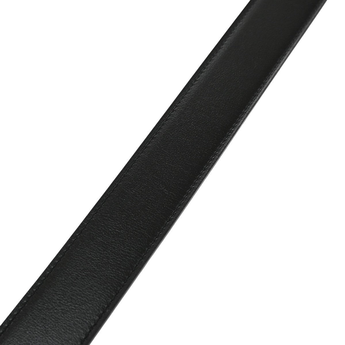 HERMES H Logo Constance Reversible Buckle Belt 80# Leather Black Brown 78RL421
