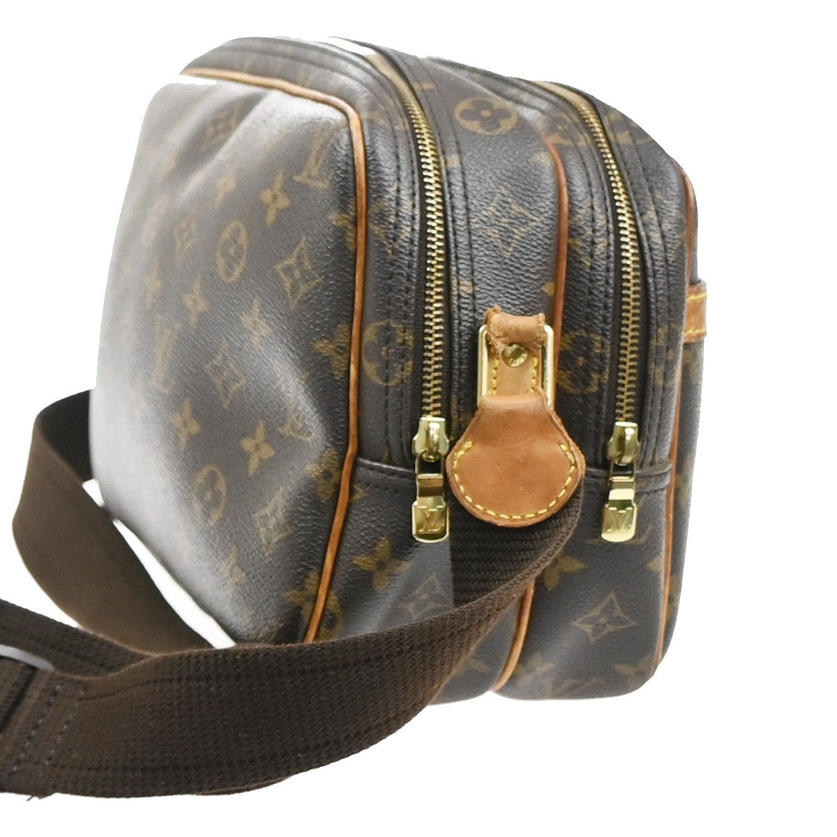 LOUIS VUITTON Reporter PM Crossbody Shoulder Bag Monogram Leather M45254 62CB025