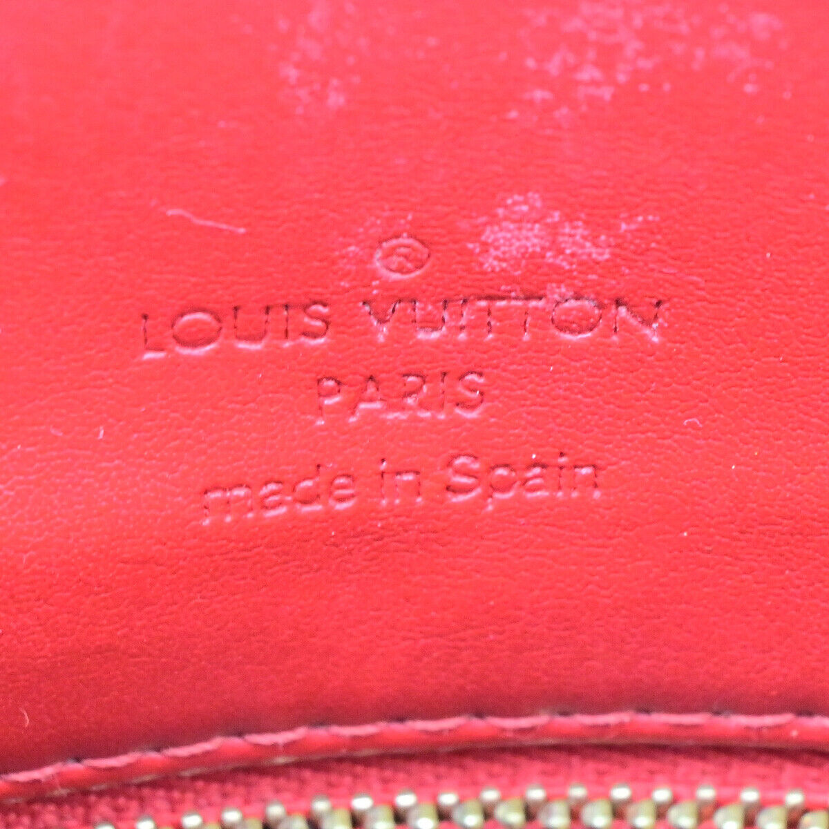 LOUIS VUITTON Houston Shoulder Bag Monogram Vernis Rouge M91092 60YF418