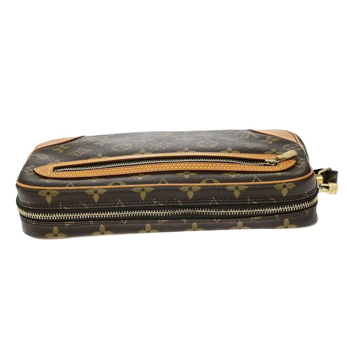 LOUIS VUITTON Marly Dragonne GM Clutch Hand Bag Monogram Brown M51825 87ED680