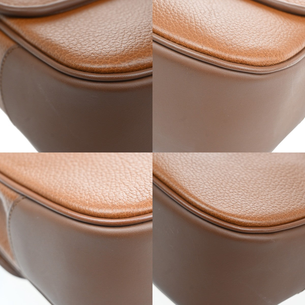 Burberrys Logo Nova Check Top Handle Hand Bag Leather Brown GHW 61KB711