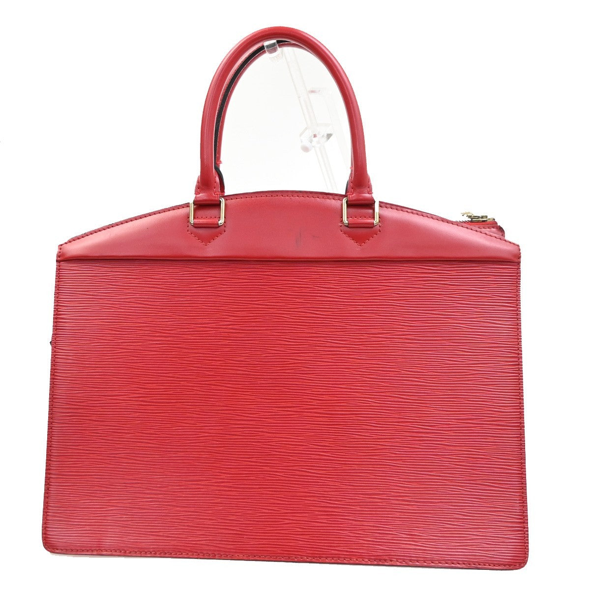 LOUIS VUITTON LV Logo Riviera Hand Bag Epi Leather Red France M48187 36KC601