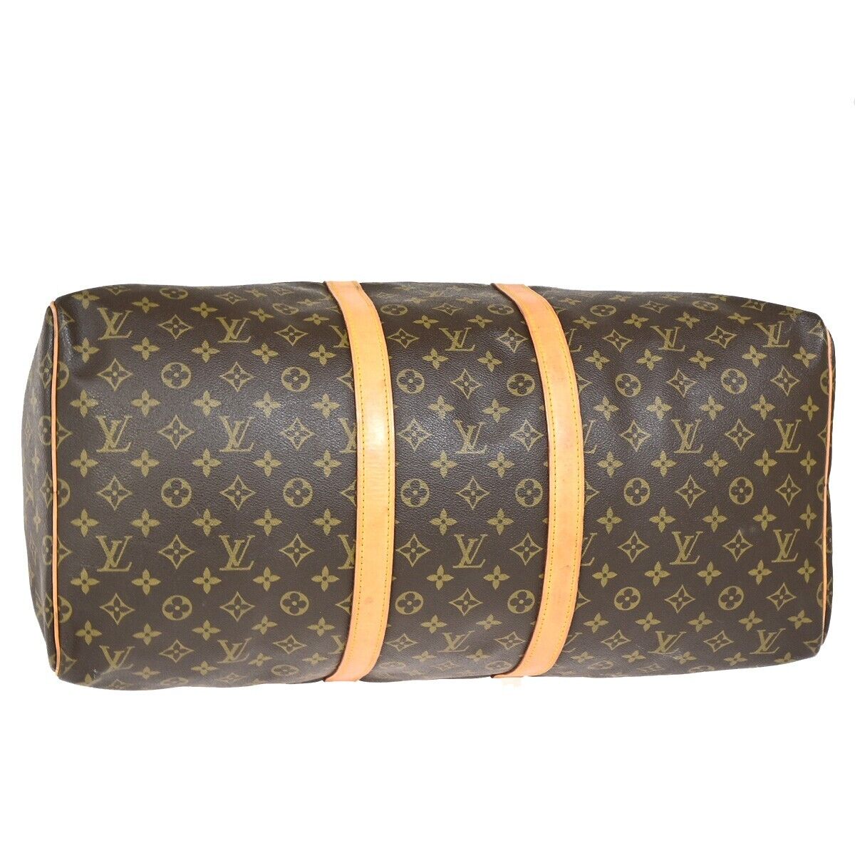 LOUIS VUITTON Keepall 55 Travel Hand Bag Monogram Leather Brown M41424 73YF150