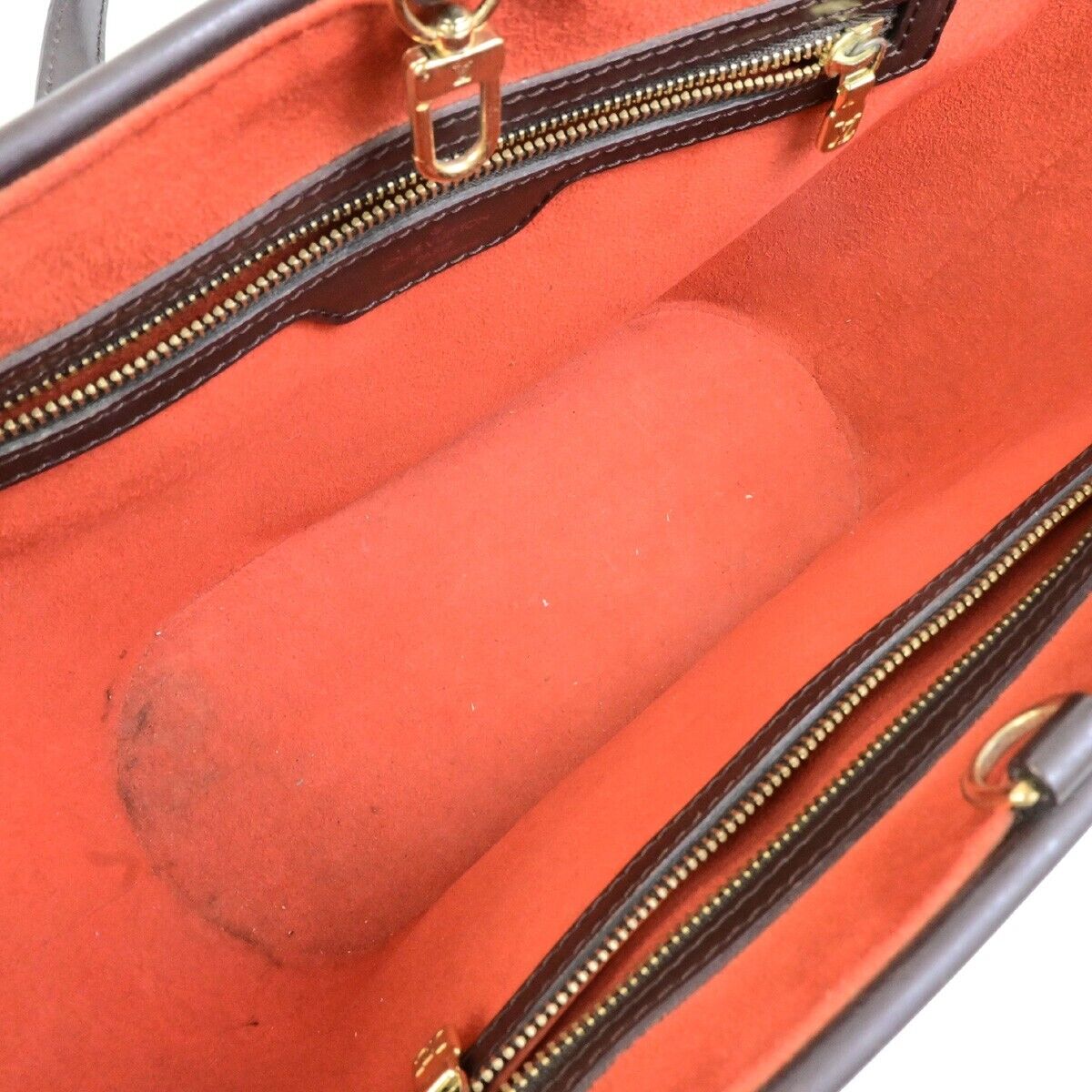 LOUIS VUITTON Manosque PM Shoulder Tote Bag Damier Leather Brown N51121 91FB498