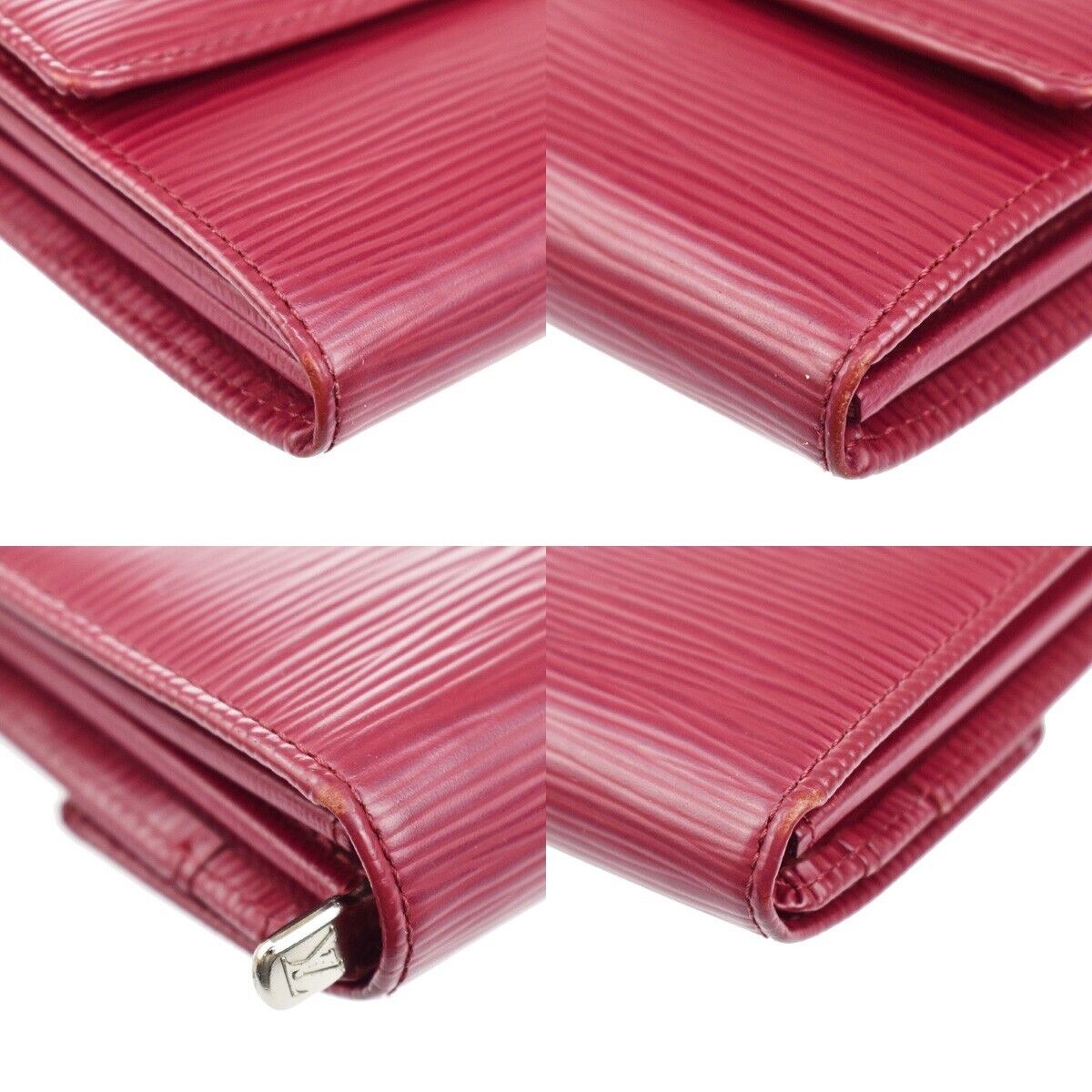 LOUIS VUITTON Portefeuille Sarah Long Bifold Wallet Epi Pink M60317 67JH193