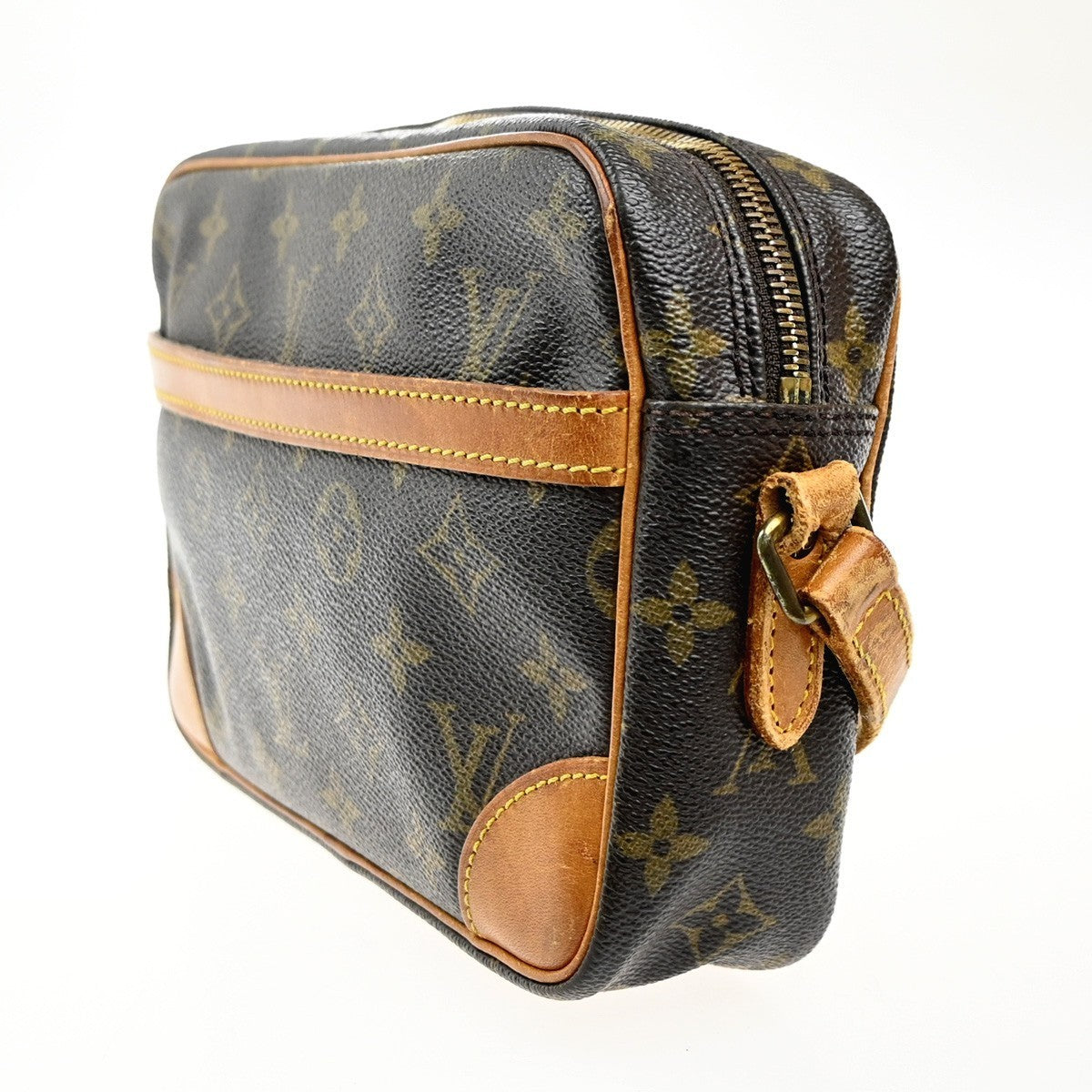 LOUIS VUITTON Trocadero 24 Shoulder Bag Monogram Leather Brown M51276 35MA357