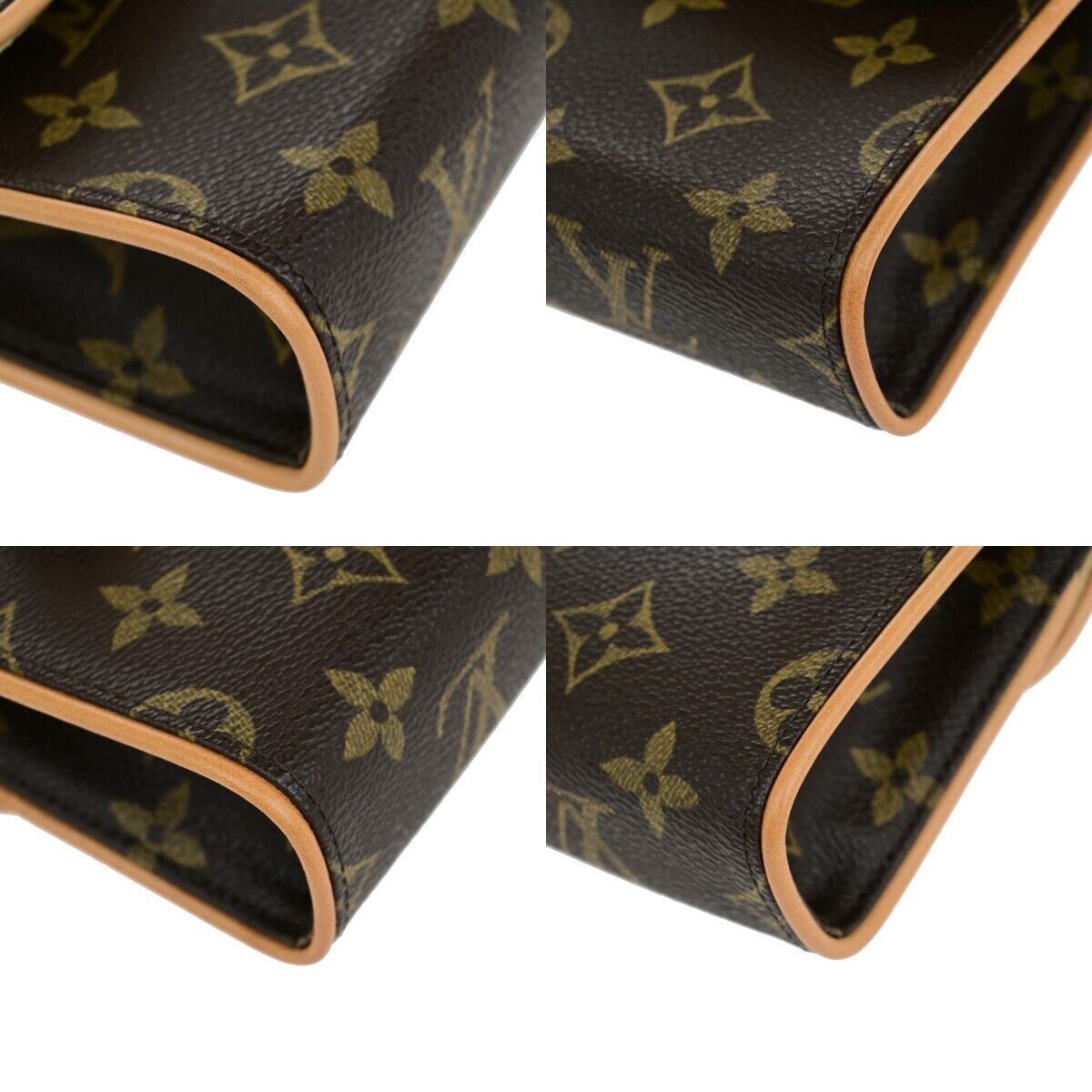LOUIS VUITTON Pochette Florentine Bum Bag #M Monogram Leather BN M51855 96EC329