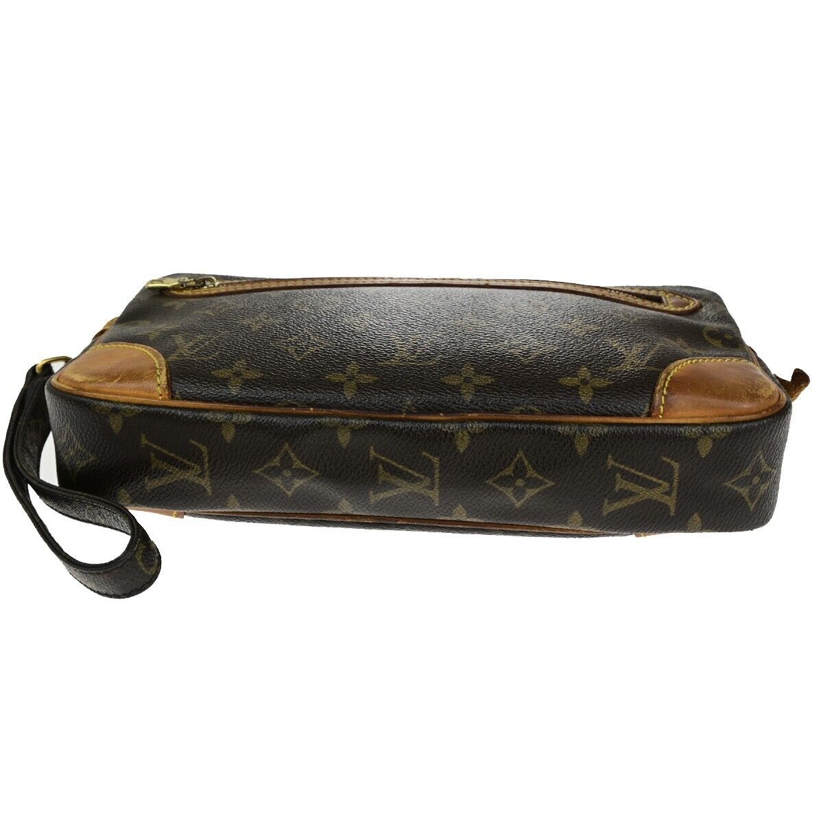 LOUIS VUITTON Marly Dragonne GM Clutch Hand Bag Monogram Brown M51825 64FA724