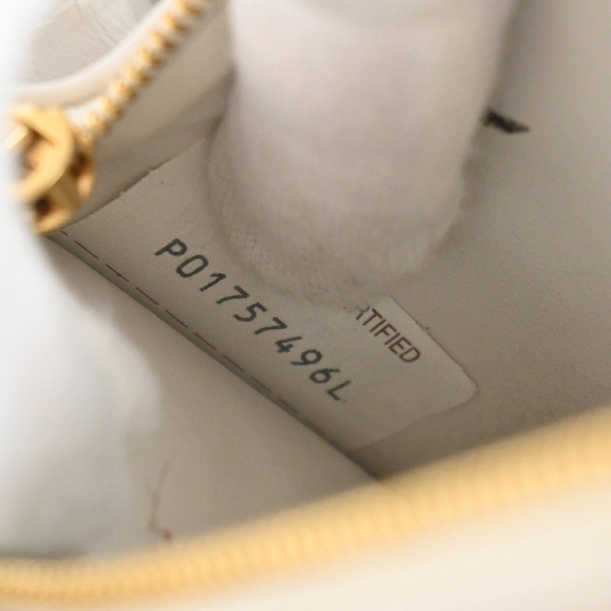 BOTTEGA VENETA Cassette Intrecciato long Wallet Purse Leather White 64EE516