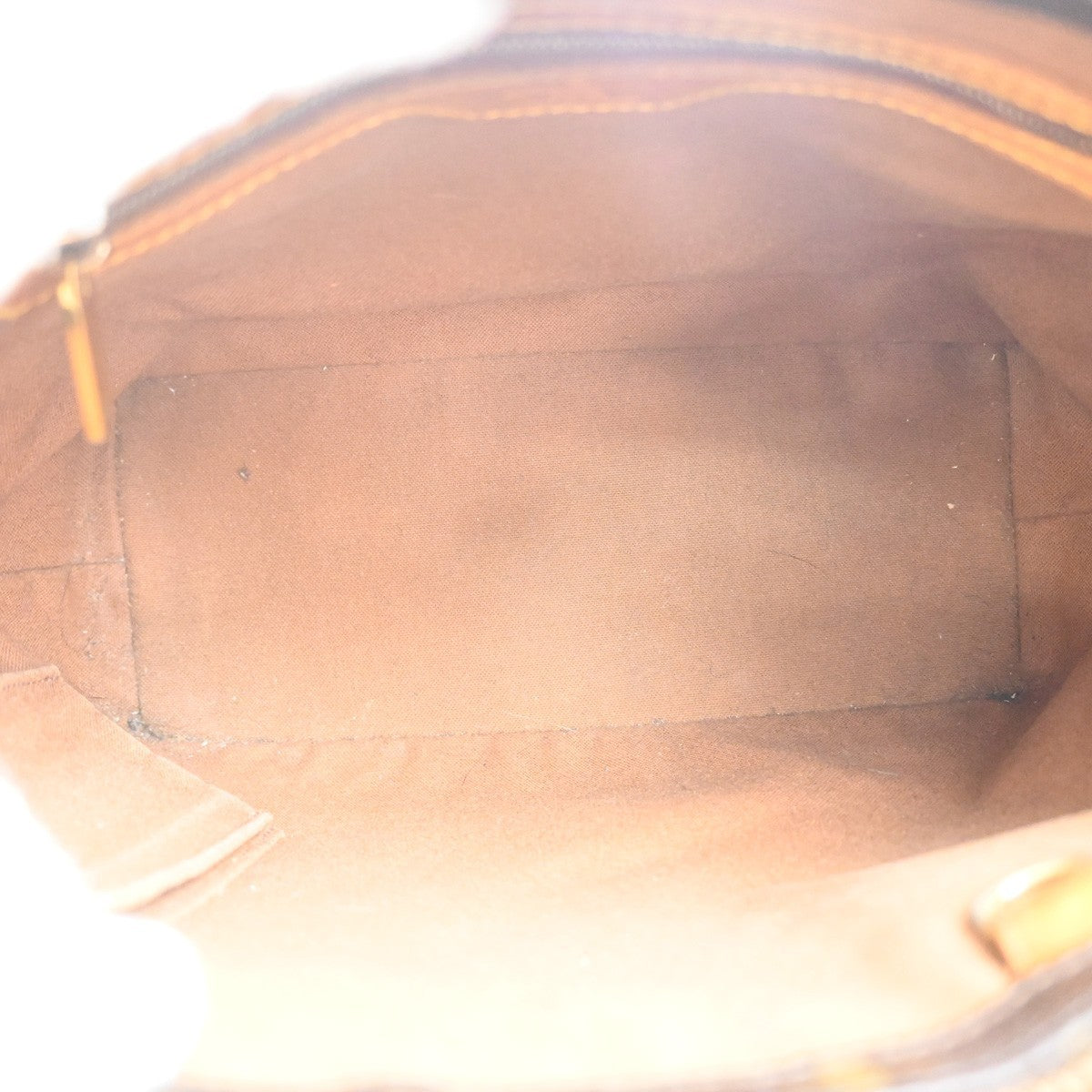 LOUIS VUITTON Cabas Piano Shoulder Bag Monogram Leather Brown M51148 35MA378