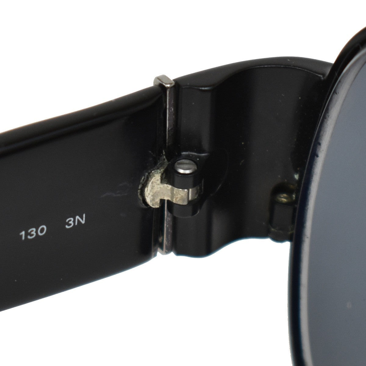 CHANEL CC Logo Sunglasses Eye Wear Rhinestone Plastic Black 4174-B 05RL311