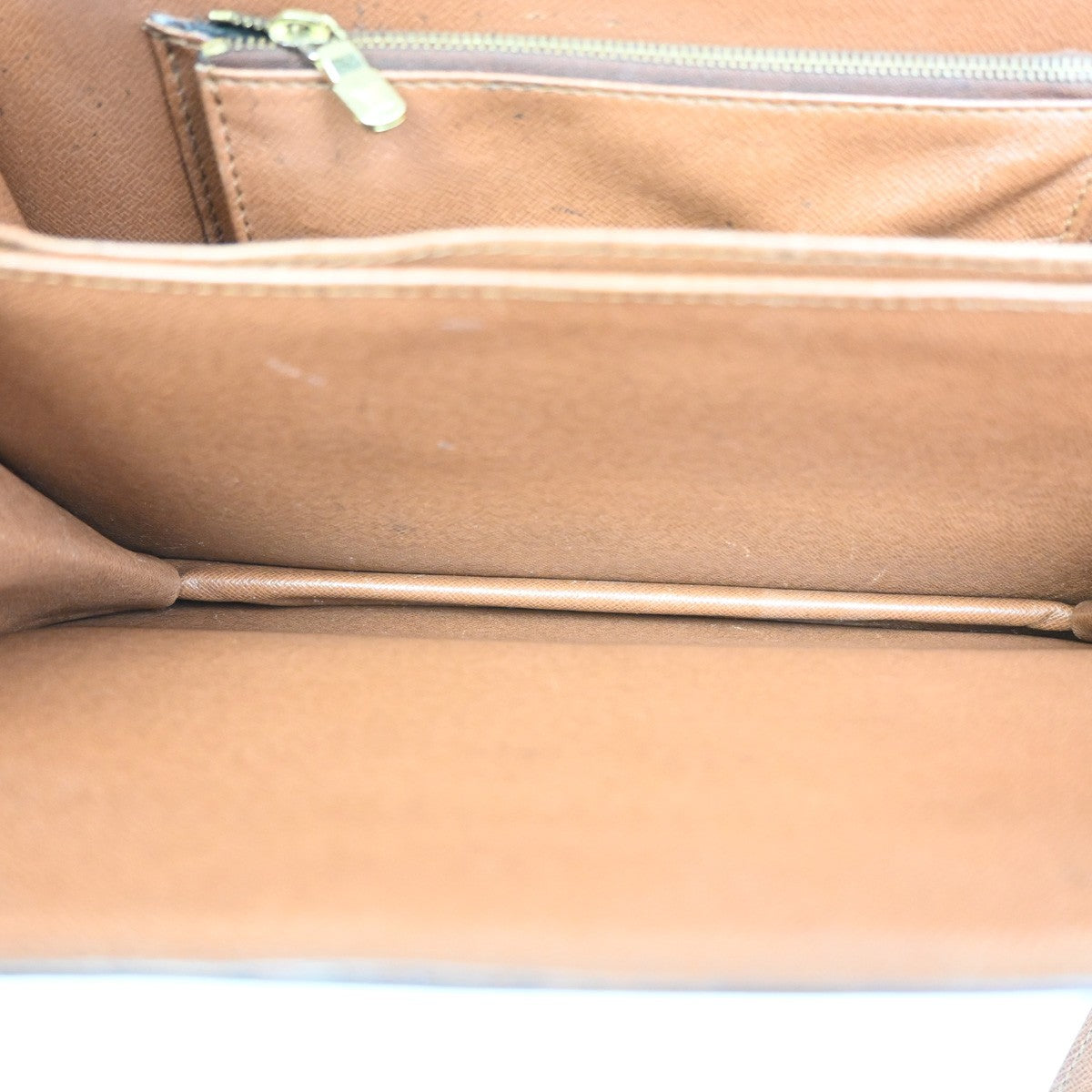 LOUIS VUITTON Courcelles Shoulder Bag Monogram Leather Brown M51375 30KB628