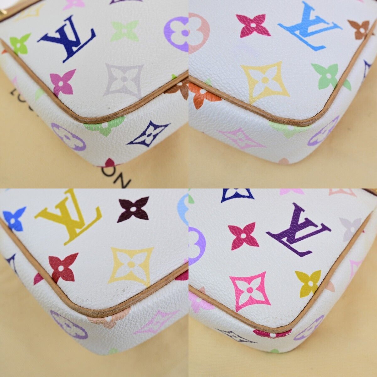 LOUIS VUITTON Pochette Accessoires Shoulder Bag Monogram Multi WE M92649 95EC936