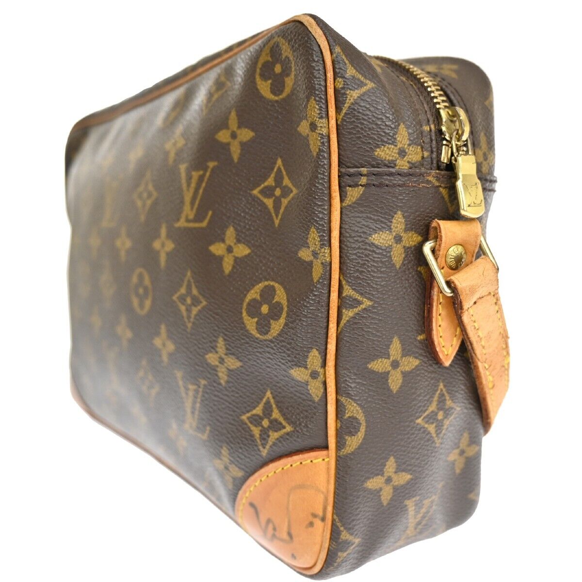 LOUIS VUITTON Trocadero 30 Shoulder Bag Monogram Leather Brown M51272 32EA282